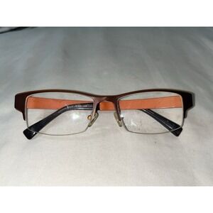 Jean Lafont Harmonie 551 Titanium Brown Orange Rectangular Glasses 51-17-135